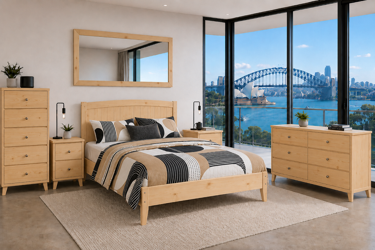 ARIANNE (AUSSIE MADE) BEDROOM COLLECTION - ASSORTED COLOURS - STARTING FROM $999