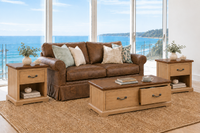 ARNCLIFFE (AUSSIE MADE) COFFEE & LAMP TABLE COLLECTION - ASSORTED COLOURS - STARTING FROM $699
