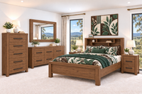 AUGUSTA (AUSSIE MADE) BOOKEND BEDROOM COLLECTION - ASSORTED COLOURS - STARTING FROM $999