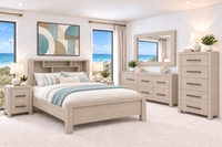 AUGUSTA (AUSSIE MADE) BOOKEND BEDROOM COLLECTION - ASSORTED COLOURS - STARTING FROM $999