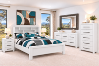 AUGUSTA (AUSSIE MADE) BOOKEND BEDROOM COLLECTION - ASSORTED COLOURS - STARTING FROM $999