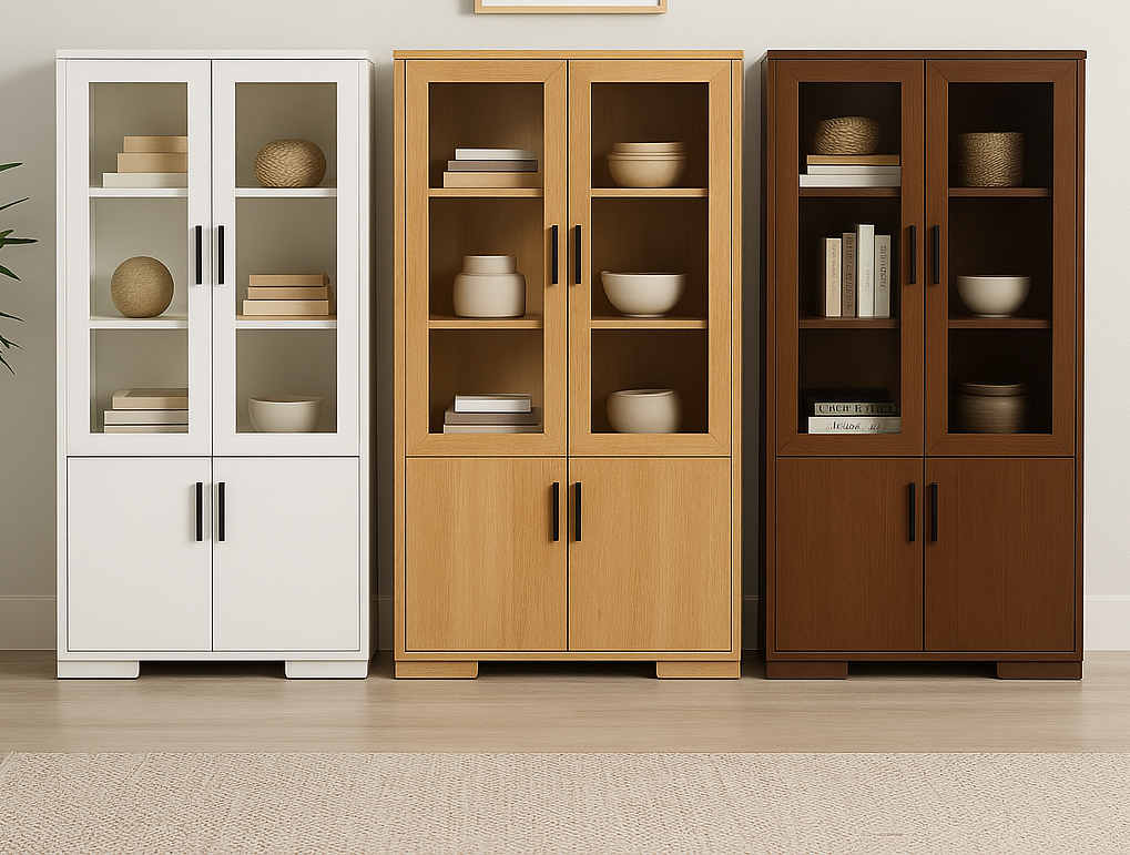BALGOWLAH (AUSSIE MADE) HIGHLINE 4 DOOR LIBRARY UNIT COLLECTION - ASSORTED COLOURS - STARTING FROM $1499