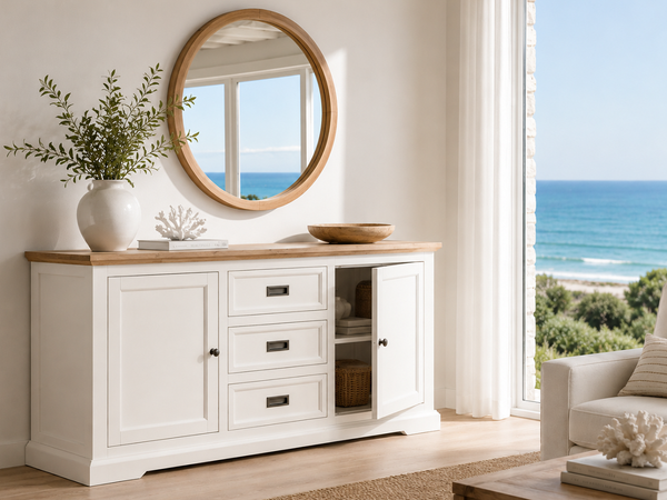 BALMAIN (AUSSIE MADE) 2 DOOR / 3 DRAWER BUFFET COLLECTION - ASSORTED COLOURS - STARTING FROM $1199