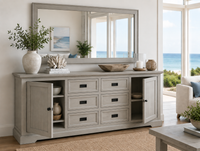 BALMAIN (AUSSIE MADE) 2 DOOR  / 6 DRAWER BUFFET COLLECTION - ASSORTED COLOURS - STARTING FROM $1999