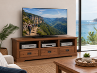 BALMAIN (AUSSIE MADE) 3 DRAWER LOWLINE TV ENTERTAINMENT UNIT COLLECTION - ASSORTED COLOURS - STARTING FROM $1199