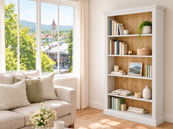 BANKSIDE (AUSSIE MADE) HIGHLINE BOOKCASE COLLECTION - ASSORTED COLOURS - STARTING FROM $799