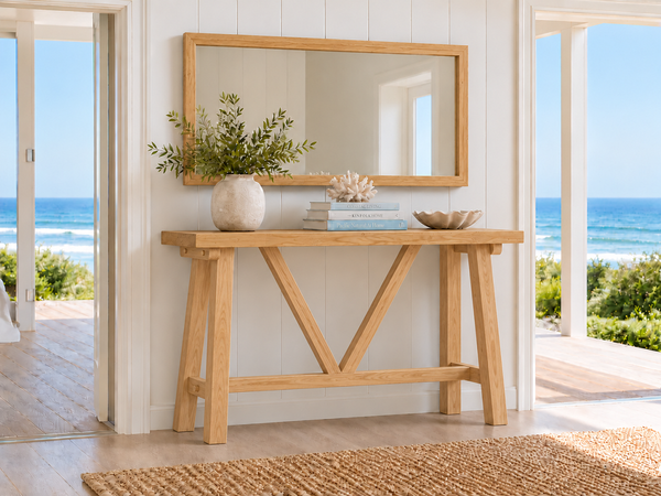 BANKSIDE (AUSSIE MADE) CONSOLE / HALL TABLE COLLECTION - ASSORTED COLOURS - STARTING FROM $799 (Copy)