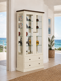 BATHURST (AUSSIE MADE) 2 DOOR / 2 DRAWER DISPLAY CABINET COLLECTION - ASSORTED COLOURS - STARTING FROM $1699
