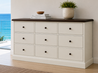 BAYSIDE (AUSSIE MADE) CHEST OF DRAWERS COLLECTION  - ASSORTED COLOURS - STARTING FROM $449