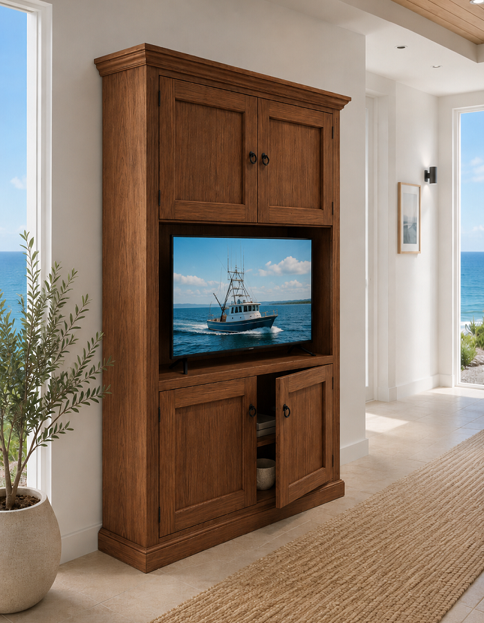 BAYSIDE (AUSSIE MADE) 4 DOOR TV UNIT COLLECTION - ASSORTED COLOURS - STARTING FROM $1299