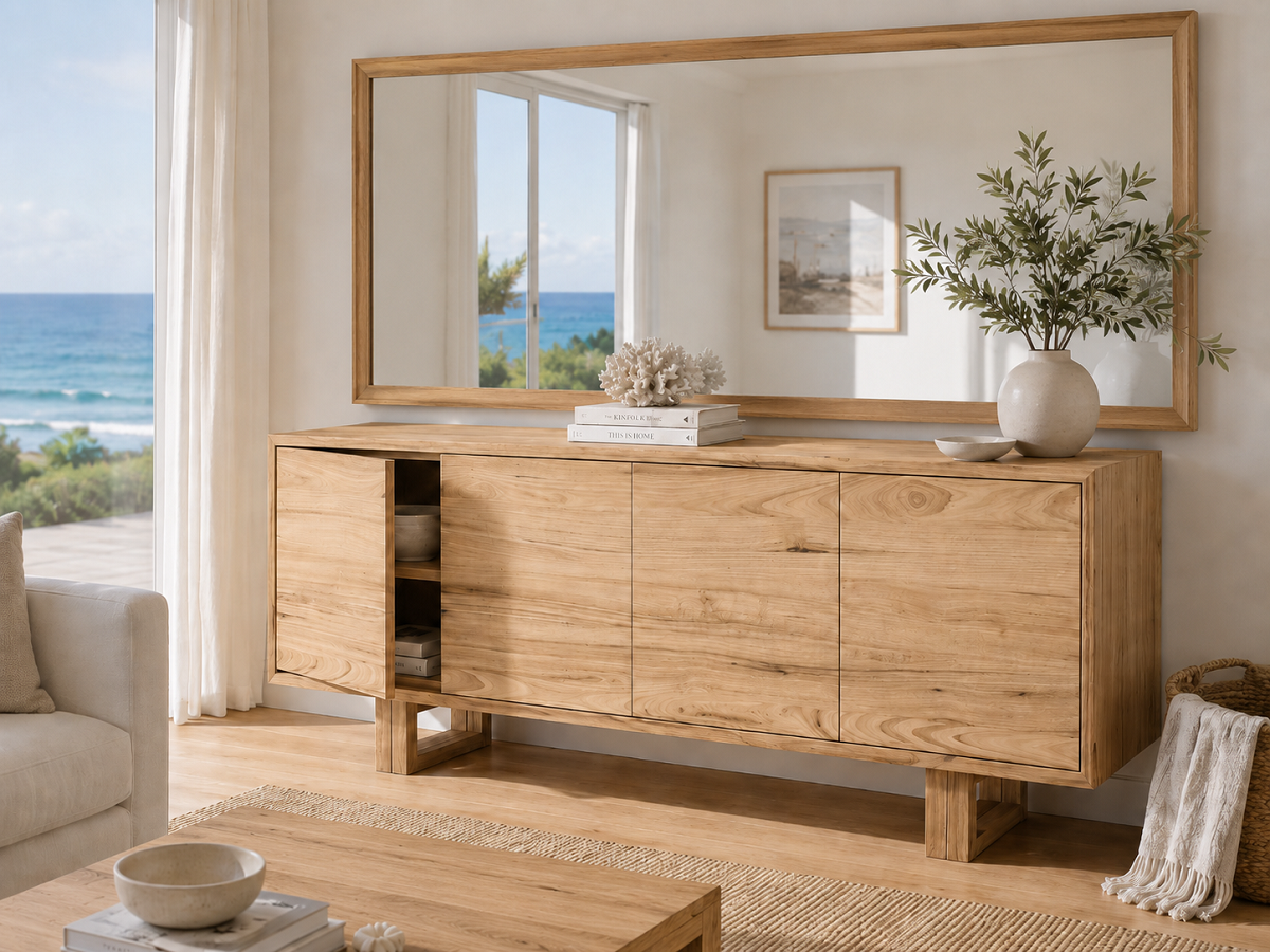 BERKIN (AUSSIE MADE) 4 DOOR BUFFET COLLECTION - ASSORTED COLOURS - STARTING FROM $3999