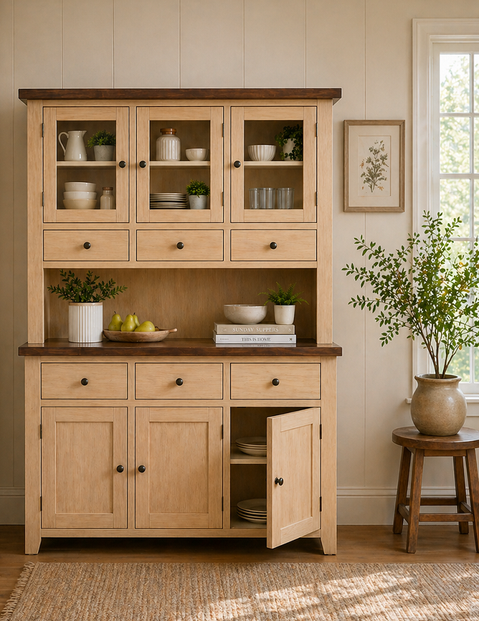 BLITZ (AUSSIE MADE) 6 DOOR / 6 DRAWER BUFFET & HUTCH (DRESSER) COLLECTION - ASSORTED COLOURS - STARTING FROM $1799