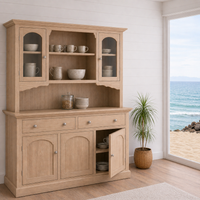 BOBBIN (AUSSIE MADE) 5 DOOR / 2 DRAWER BUFFET AND HUTCH (DRESSER) COLLECTION - ASSORTED COLOURS - STARTING FROM $1799