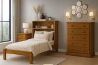 DELUXE (AUSSIE MADE) BOOKEND BEDROOM COLLECTION - ASSORTED COLOURS - STARTING FROM $799