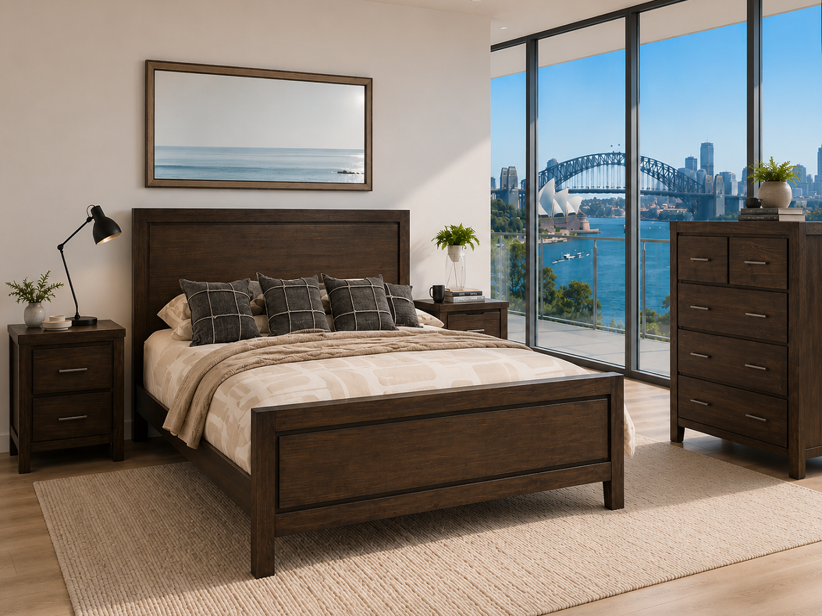 BRIELLE (AUSSIE MADE) BEDROOM COLLECTION - ASSORTED COLOURS - STARTING FROM $999