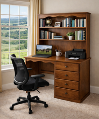 BRUCE (AUSSIE MADE) 4 DRAWER TIMBER DESK & HUTCH COLLECTION - ASSORTED COLOURS - STARTING FROM $999 (Copy)