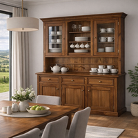 BURNS (AUSSIE MADE) 5 DOOR / 3 DRAWER BUFFET AND HUTCH (DRESSER) COLLECTION - ASSORTED COLOURS - STARTING FROM $1799