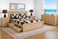 BRIDGEPORT (AUSSI MADE) BEDROOM WITH DRAWERS COLLECTION - ASSORTED COLOURS - STARTING FROM $1499