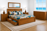 BRIDGEPORT (AUSSI MADE) BEDROOM WITH DRAWERS COLLECTION - ASSORTED COLOURS - STARTING FROM $1499