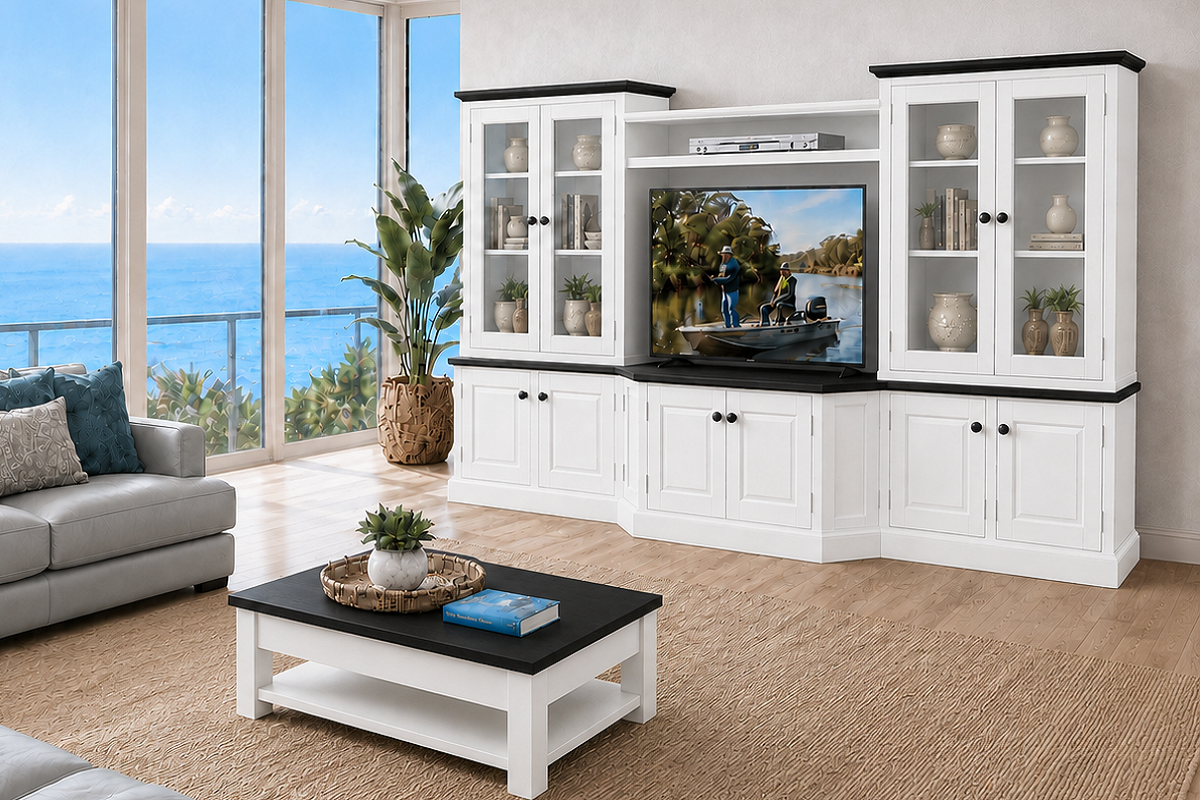 CAMELOT (AUSSIE MADE) 10 DOOR TV ENTERTAINMENT UNIT COLLECTION - ASSORTED COLOURS - STARTING FROM $4999