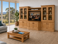 CAMELOT (AUSSIE MADE) 10 DOOR TV ENTERTAINMENT UNIT COLLECTION - ASSORTED COLOURS - STARTING FROM $4999