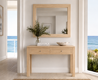 CAMERON (AUSSIE MADE) 2 OR 3 DRAWER HALL / CONSOLE TABLE WITH GROOVE TOP COLLECTION - ASSORTED COLOURS - STARTING FROM $799