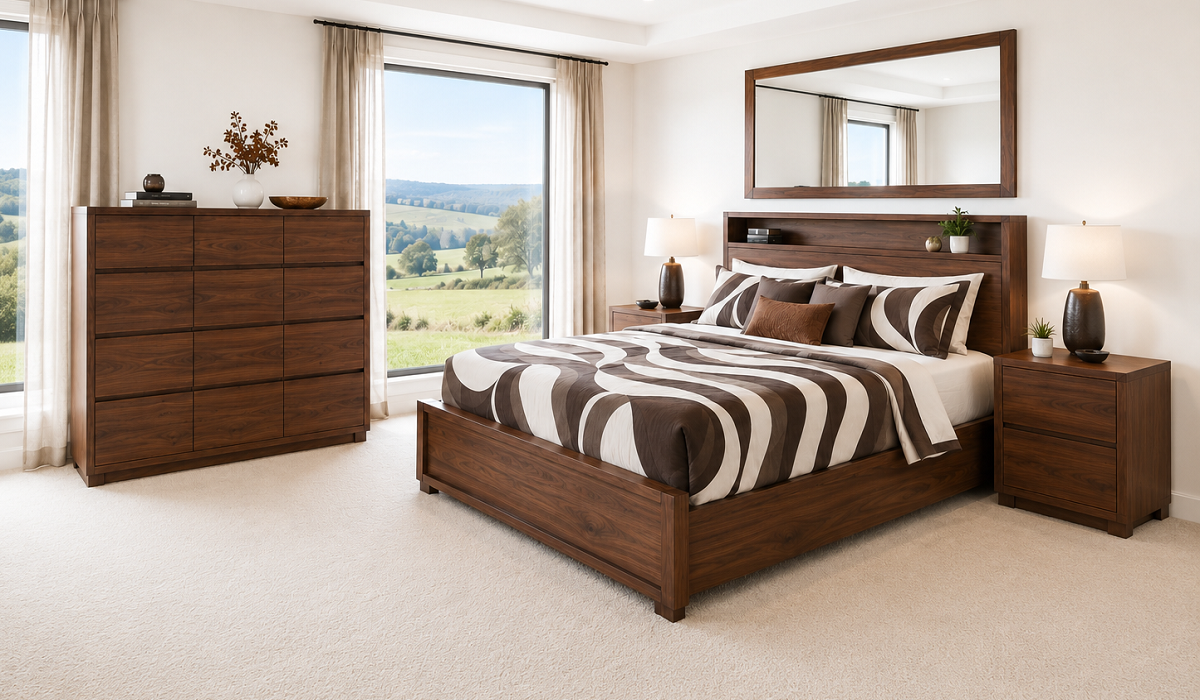 CAPETONIAN (AUSSIE MADE) TIMBER BEDROOM COLLECTION - ASSORTED COLOURS - STARTING FROM $1499