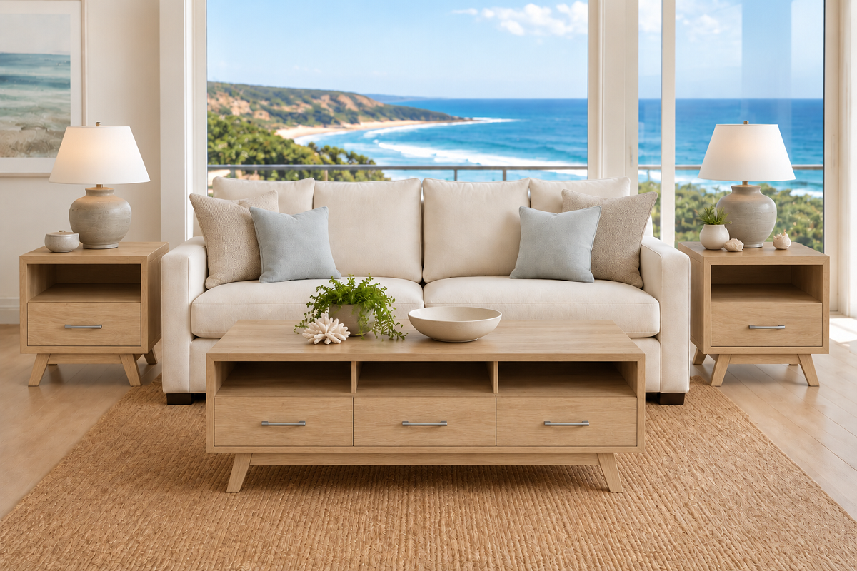 CARSON (AUSSIE MADE) COFFEE & LAMP TABLE COLLECTION - ASSORTED COLOURS - STARTING FROM $699