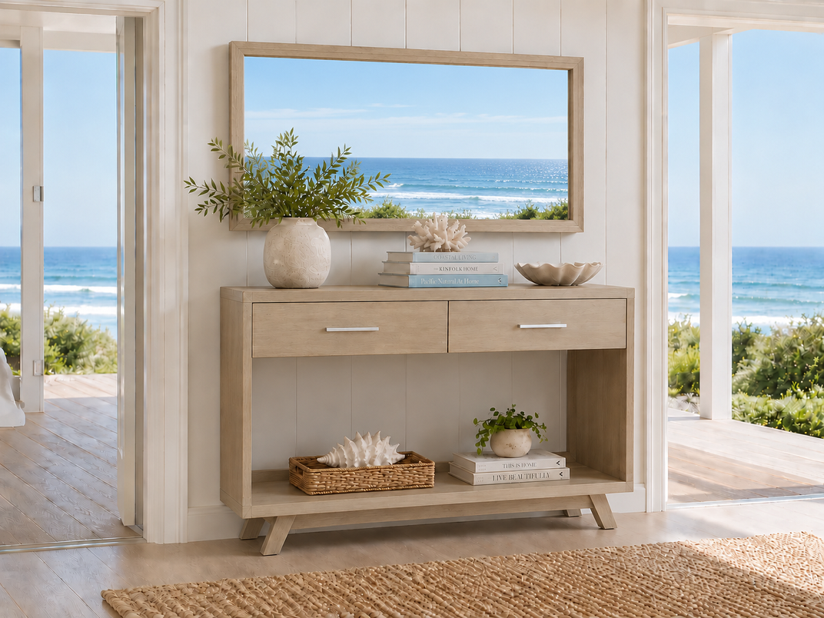 CARSON (AUSSIE MADE) 2 OR 3 DRAWER CONSOLE TABLE COLLECTION - ASSORTED COLOURS - STARTING FROM $799