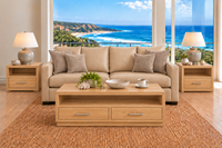 CASINO (AUSSIE MADE) COFFEE & LAMP TABLE COLLECTION - ASSORTED COLOURS - STARTING FROM $699