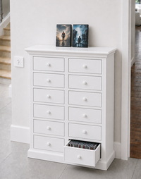 CELEB (AUSSIE MADE) CD / DVD CABINET COLLECTION - ASSORTED COLOURS - STARTING FROM $799