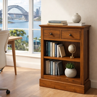 CENTRY (AUSSIE MADE) LOWLINE BOOKCASE WITH DRAWERS COLLECTION - ASSORTED COLOURS - STARTING FROM $499