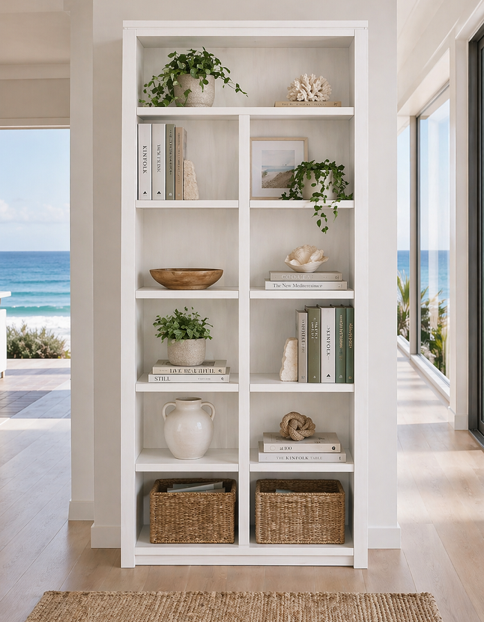 CHATSWOOD (AUSSIE MADE) HIGHLINE BOOKCASE COLLECTION - ASSORTED COLOURS - STARTING FROM $999