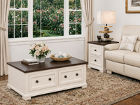 CHESTER (AUSSIE MADE) COFFEE & LAMP TABLE COLLECTION - ASSORTED COLOURS - STARTING FROM $699