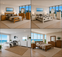 CHUNKY (AUSSIE MADE) BEDROOM COLLECTION - ASSORTED COLOURS - STARTING FROM $799