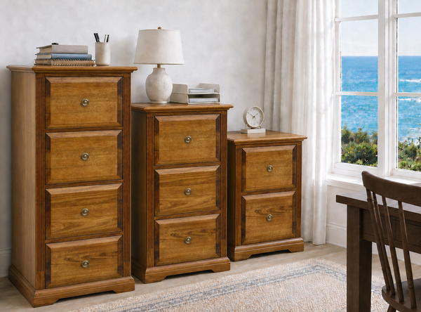 CHURACHS (AUSSIE MADE) FILING CABINET COLLECTION - ASSORTED COLOURS - STARTING FROM $599