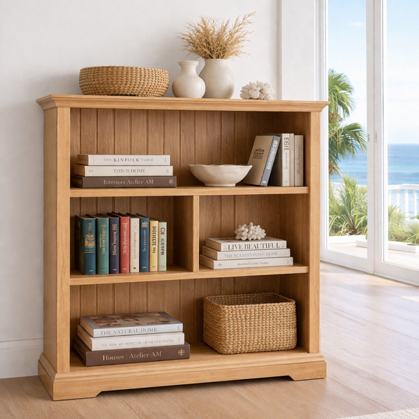 CHURACHS (AUSSIE MADE) LOWLINE BOOKCASE COLLECTION - ASSORTED COLOURS - STARTING FROM $499