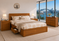 CLAREMONT (AUSSIE MADE) BEDROOM COLLECTION - ASSORTED COLOURS - STARTING FROM $1499