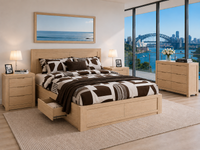 CLAREMONT (AUSSIE MADE) BEDROOM COLLECTION - ASSORTED COLOURS - STARTING FROM $1499