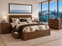 CLAREMONT (AUSSIE MADE) BEDROOM COLLECTION - ASSORTED COLOURS - STARTING FROM $1499