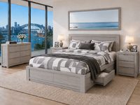 CLAREMONT (AUSSIE MADE) BEDROOM COLLECTION - ASSORTED COLOURS - STARTING FROM $1499
