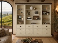 CLAREMONT (AUSSIE MADE) HIGHLINE BOOKCASE PIGEON PAIRED COLLECTION - ASSORTED COLOURS - STARTING FROM $3499