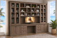CLAREWOOD (AUSSIE MADE) DESK & HUTCH COLLECTION - ASSORTED COLOURS - STARTING FROM $5999
