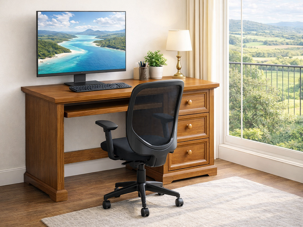 CLASSICAL (AUSSIE MADE) TIMBER DESK COLLECTION - ASSORTED COLOURS - STARTING FROM $899