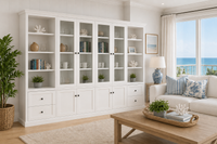 CLAYTON (CUSTOM MADE) 8 DOOR / 4 DRAWER HIGHLINE LIBRARY UNIT COLLECTION - ASSORTED COLOURS - STARTING FROM $3999