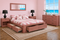 KINGPIN (AUSSIE MADE) DOONER BEDROOM WITH DRAWERS COLLECTION - ASSORTED COLOURS - STARTING FROM $1499