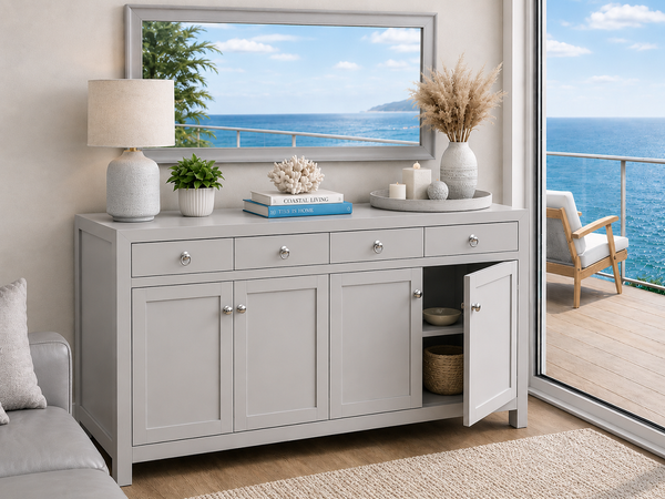CLIFTON (AUSSIE MADE) 4 DOOR  / 4 DRAWER BUFFET COLLECTION - ASSORTED COLOURS - STARTING FROM $1999