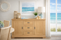 COASTAL (AUSSIE MADE) 3 DOOR / 3 DRAWER BUFFET COLLECTION - ASSORTED COLOURS - STARTING FROM $1199