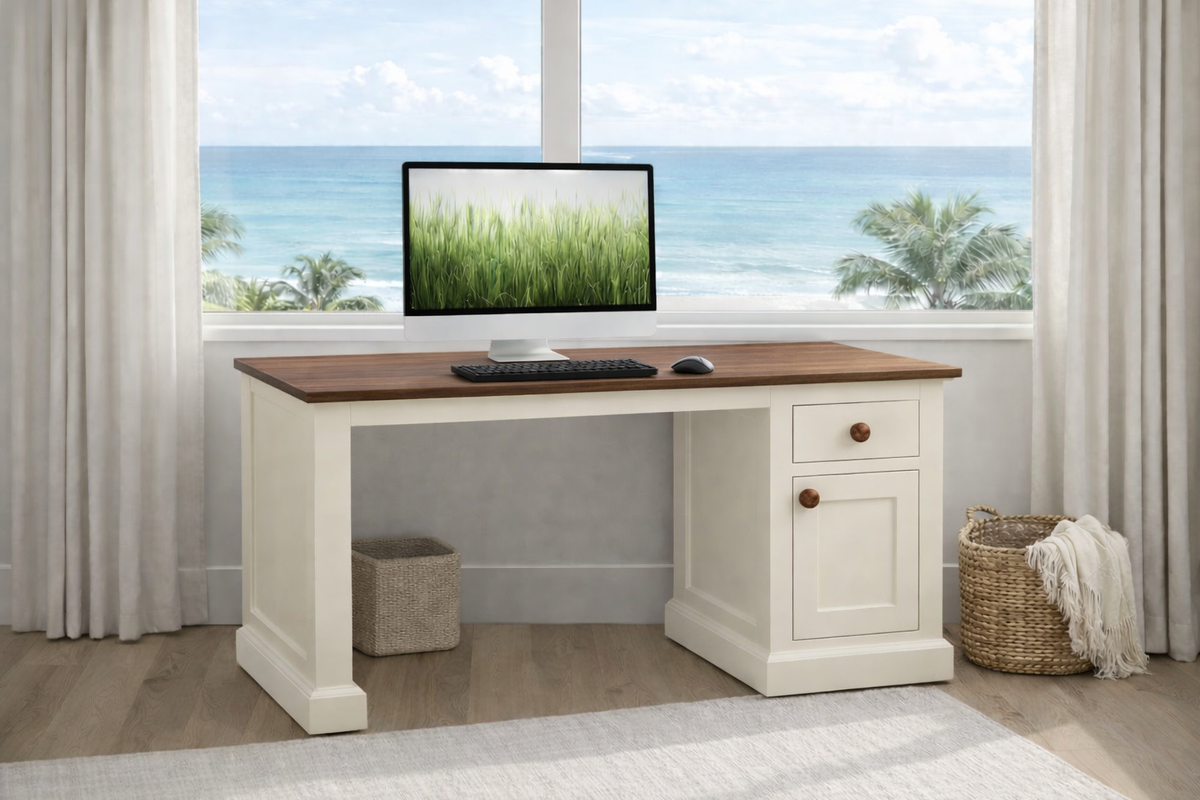 COASTAL (AUSSIE MADE) 1 DOOR / 1 DRAWER DESK (REVERSIBLE) COLLECTION - ASSORTED COLOURS - STARTING FROM $799 (Copy)