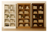 COLONIAL (AUSSIE MADE) HIGHLINE CUBE BOOKCASE COLLECTION - ASSORTED COLOURS - STARTING FROM $599